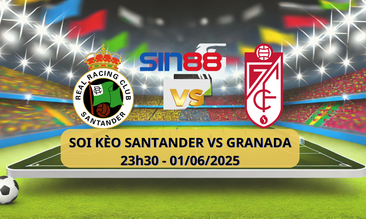 Trận đấu thể thao giữa Racing Santander và Ganada